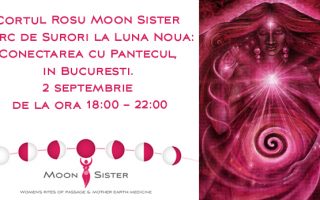 Cortul Rosu Moon Sister – Cerc de Surori la Luna Noua: Conectarea cu Pantecul