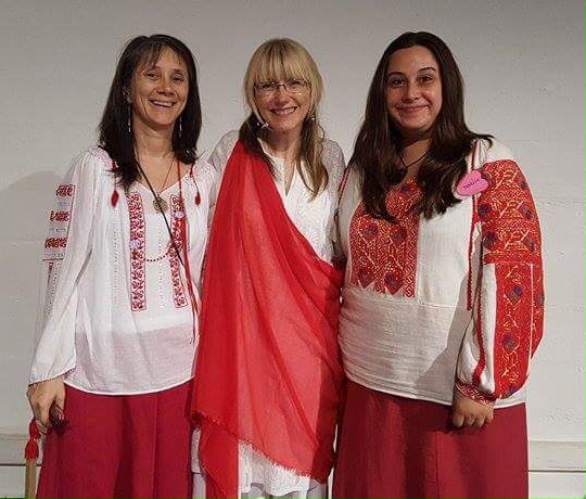 Catalina Boncila Coordonator Womb Blessing Frata - Miranda Gray - Marilu Romedea Coordonator Womb Blessing Romania (Paris septembrie 2016)