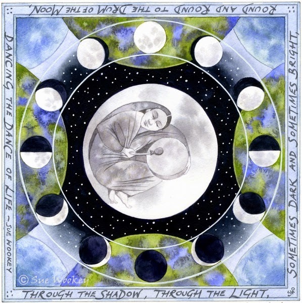Sue Wookey Art: Moon Dance
