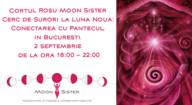 Cortul Rosu Moon Sister – Cerc de Surori la Luna Noua: Conectarea cu Pantecul